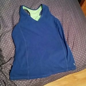 Danskin athletic tank with built in "bra"